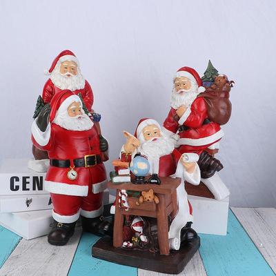 Santa Claus European Resin Craft Christmas Tree Ornament
