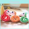 Adorable Plush Snake Keychain Cute And Creative Cartoon Animal Toy For Bags And Keys
