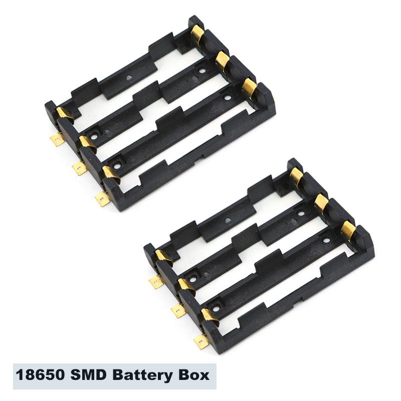 2 buc Baterie 18650 SMT 1X 2X 3X 4X port solt Suport SMD Cutie Baterii Cutie Depozitare Container Power Bank Pini Bronz Reîncărcabil