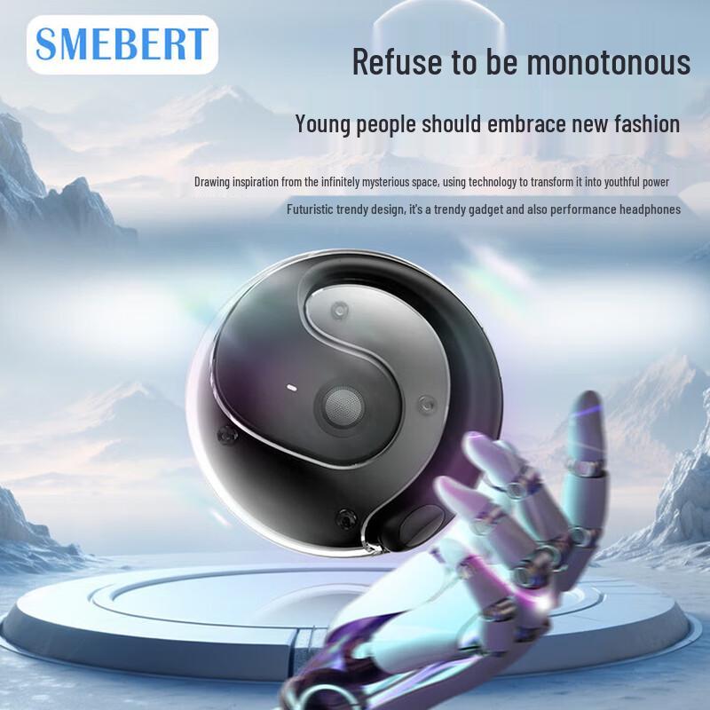 SMEBERT Coconut Ball Wireless Sports Ear-hook Headset