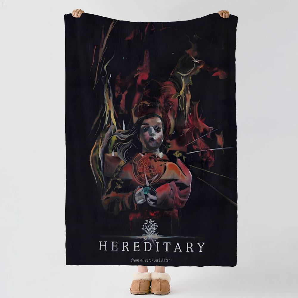 movie H-Hereditary-Y Throw Thick Comfort Flannel Quilt, Multi-scene Use Indoor Outdoor Daily Nap