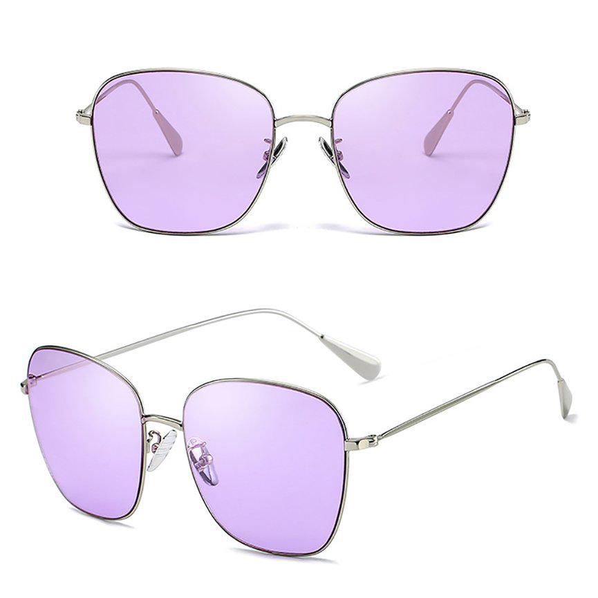 Buy Women'S Sunglasses Fashion Wild Metal Large Frame Sunglasses