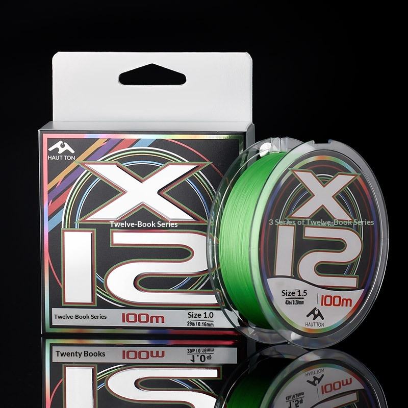 12-strand Lure Long-cast PE Line Dyneema Fishing Line Main Line Long-cast Smooth and Resistant to Fading (as the picture,Standard&60)