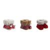 Plush/Cloth Christmas Boots Pendant Decorative Plush Christmas Tree Pendant  Festival Party