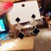 2024 New Korean Four-Leaf Clover Earrings: High-End Silver Needle for Women - Elegant and Stylish