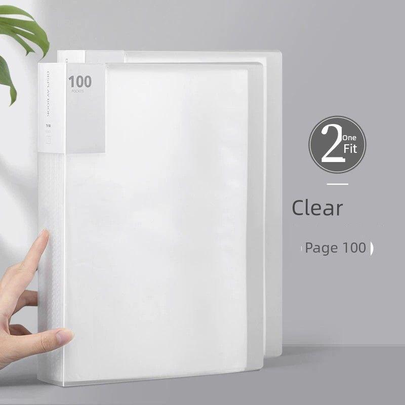 Document Storage Loose-Leaf Flip Test Papers for Students Storage Paper Buggy Bag Music Score Clip Music Score Magazine Cut Page Category Folder