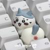 Cute Chiikawa Hachiware Usagi Two Pcs Set Resin Artisan Keycap 3D Cartoon Anime Custom Key Caps Mechanical Keyboard Decor Gifts