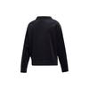 Adidas Originals Trefoil Mock Sweat Sports Pullover Sweatshirt Women sweatshirt Black GV2922