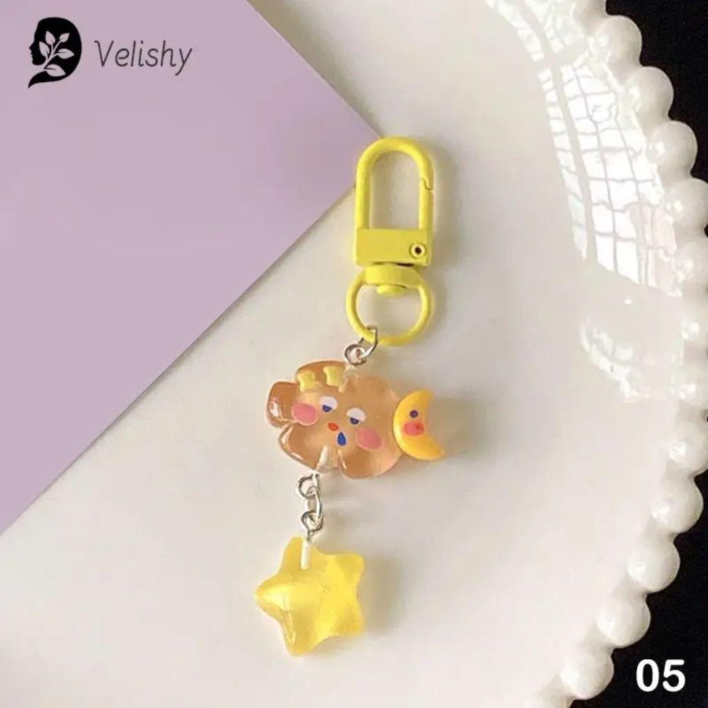 Resin Key Chain Cloud Cute Cartoon Key Chain New Key Ring  Phone