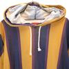 Supreme Striped Pattern Short sleeve Hoodie T-shirt S Navy Men's Used