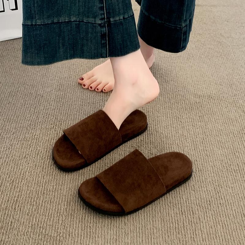 

Роскошные летние шлепанцы нового стиля для женщин, ручная работа, ретро, толстая подошва, нескользящие, женские уличные повседневные туфли на платформе 40 коричневый