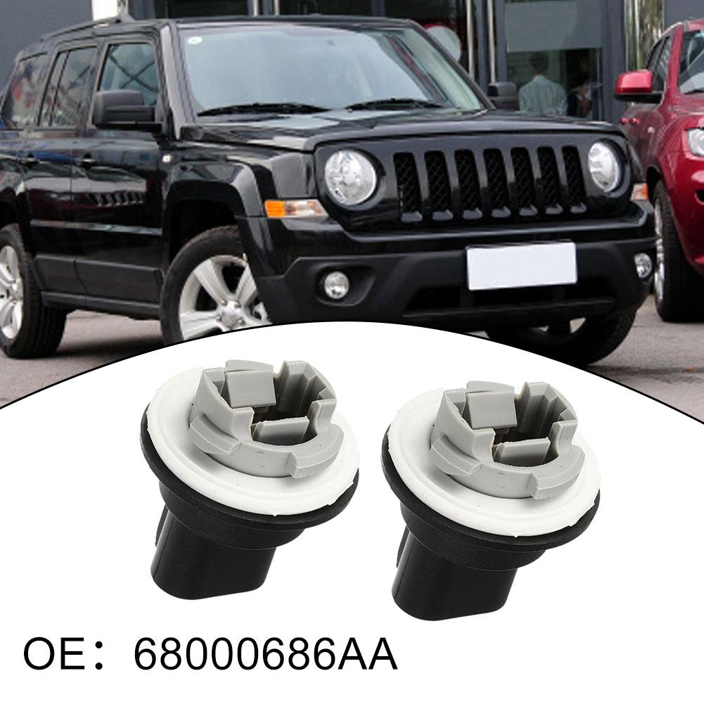 2 szt. Gniazda żarówek świateł postojowych samochodu Uchwyt lampy Do Jeepa Do Patriot 07-2017 68000686AA 645-504 Części podstawy świateł samochodowych