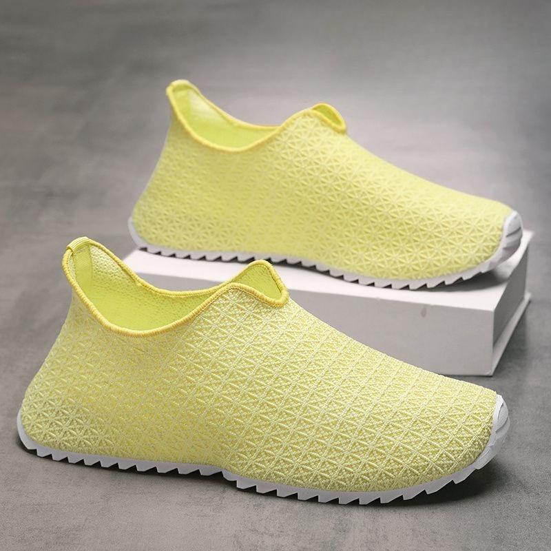 Quick-Drying Man Casual Sneaker Slip-on Mesh Upper Athletic Running Miked Colour Shoe In Promotion Wide Gym Sports Shoes for Men
