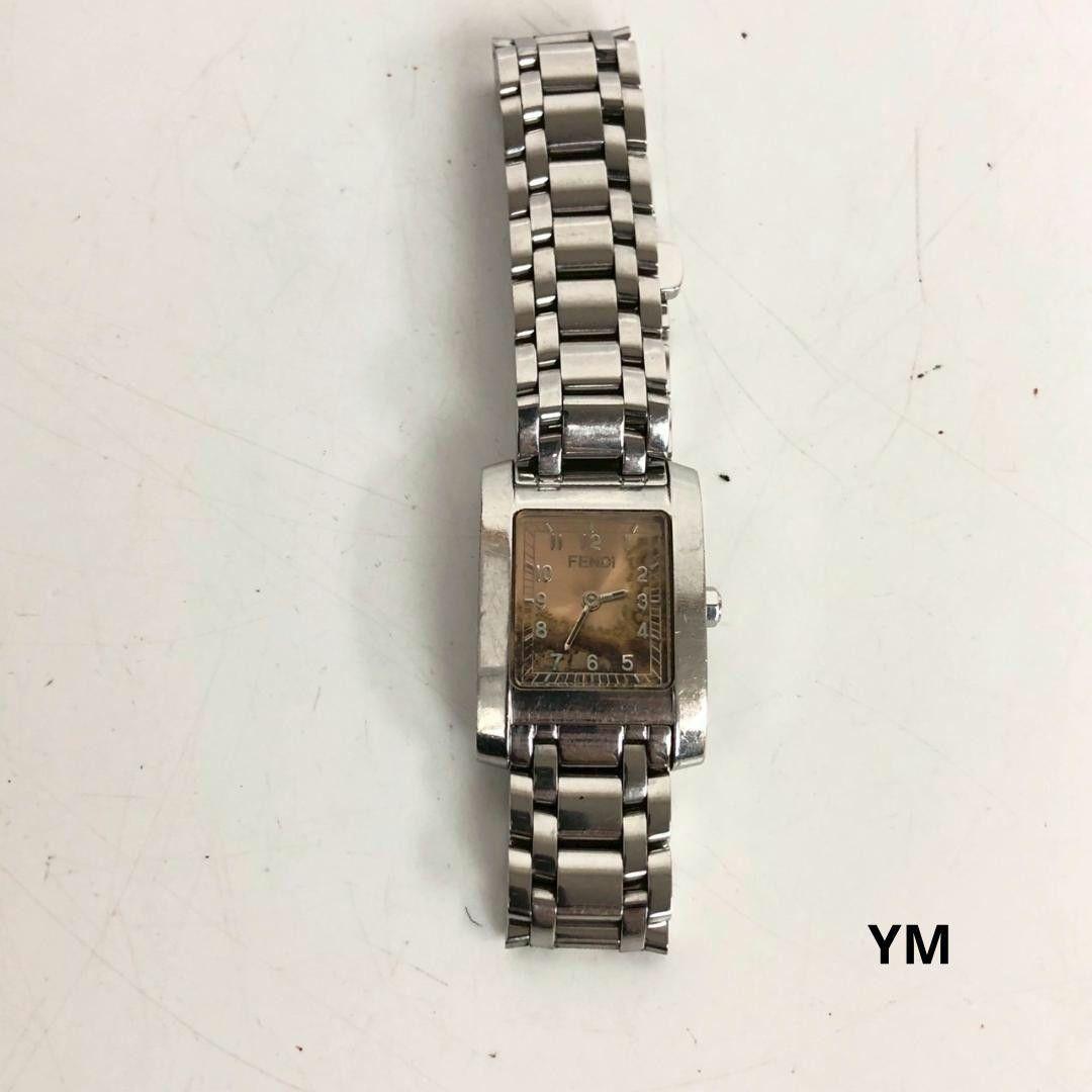 Used FENDI 7000L Classico Watch Quartz Ladies Watch Quartz Watch Silver Square Brand