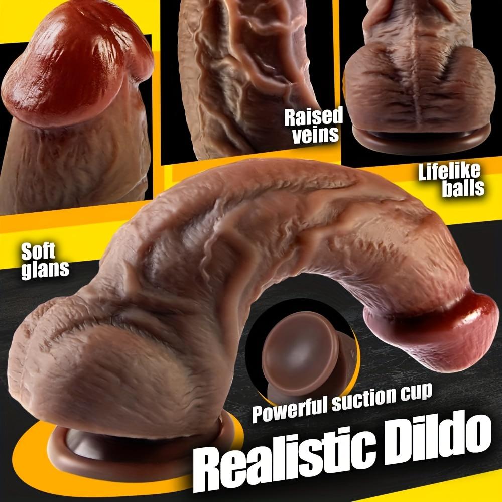 Soft Silicone Dildo Dick Anal Vagina Prostate Stimulation Bdsm Stuff Anal Plug Satisfyer Male Hands Free Thick Cock Sex Toys for Men Women Lgbt