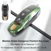Pro Porsche Panamera Cayenne Macan 718 Cayman Boxster 911 Taycan Auto 92 Personalizované pouzdro na klíče Ochranný kryt Dálkové ovládání Kryt klíčenky