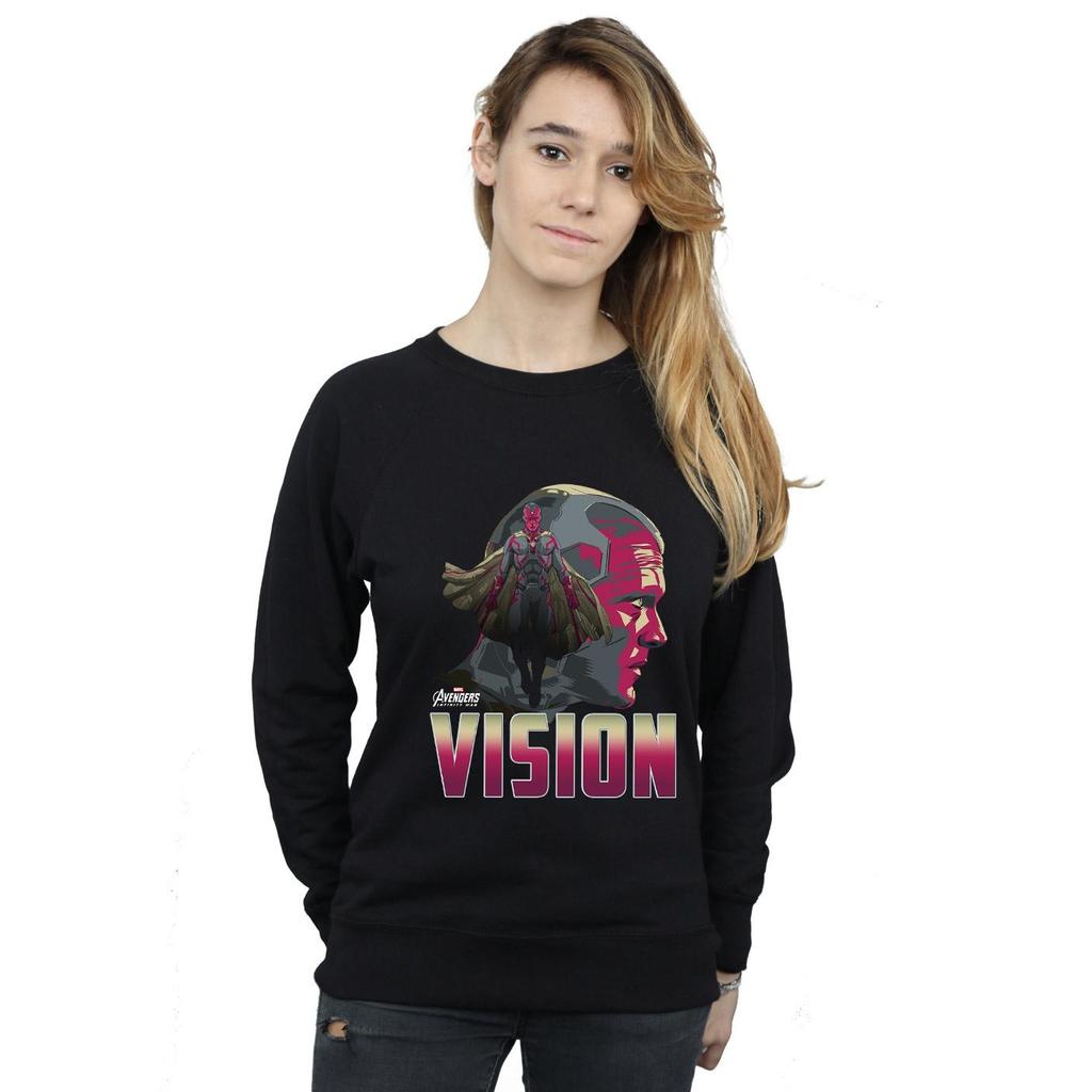 Marvel Womens/Ladies Avengers Infinity War Vision Character Sweatshirt