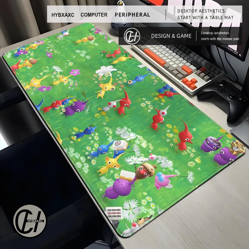 Classic Animation PPikmin Mouse Pad Cute Hd Desk Mat Extended Gaming Keyboard Mat Large 90x40 Pikmins Creative Cartoon Mousepad