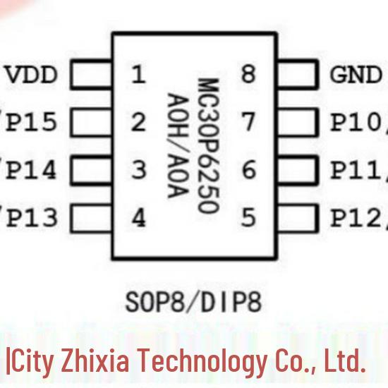 MC30P6250A0H SOP8 Juicer Microcontroller Chip for IC Software Development
