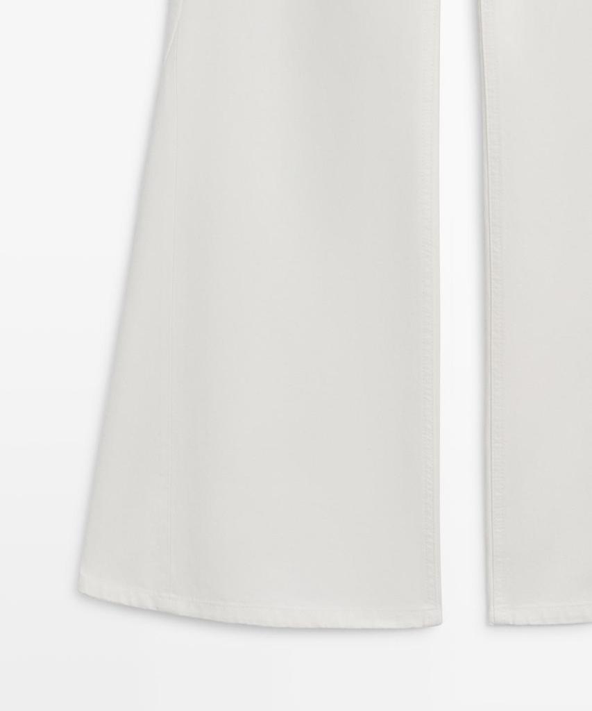 Masimodutti Bell-Bottom High-Waisted Jeans