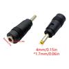 Portable DC35135 Female To DC4.0x1.7mm Male Converter Adapter Power Conversion Head for Various Laptops Brands