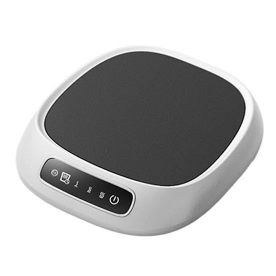 Kaffeebecherwärmer Kabellos USB Wiederaufladbar Reisebecherwärmer mit Wärmeleitfähiger Basis Tragbarer Getränkewärmer