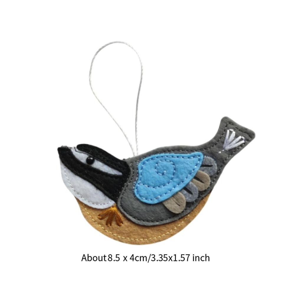 Felt Bird Ornament Xmas Decor Hanging Pendant Collection Hanging Decor for Festival Winter Anniversary Christmas Tree Xmas Tree