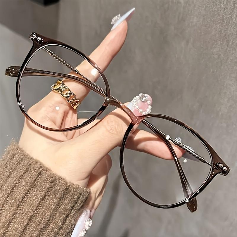 Juego de 1 pieza de gafas para mujer Estilo clásico Sencillo Moderno y Atmosférico Adecuado para uso diario y decoración