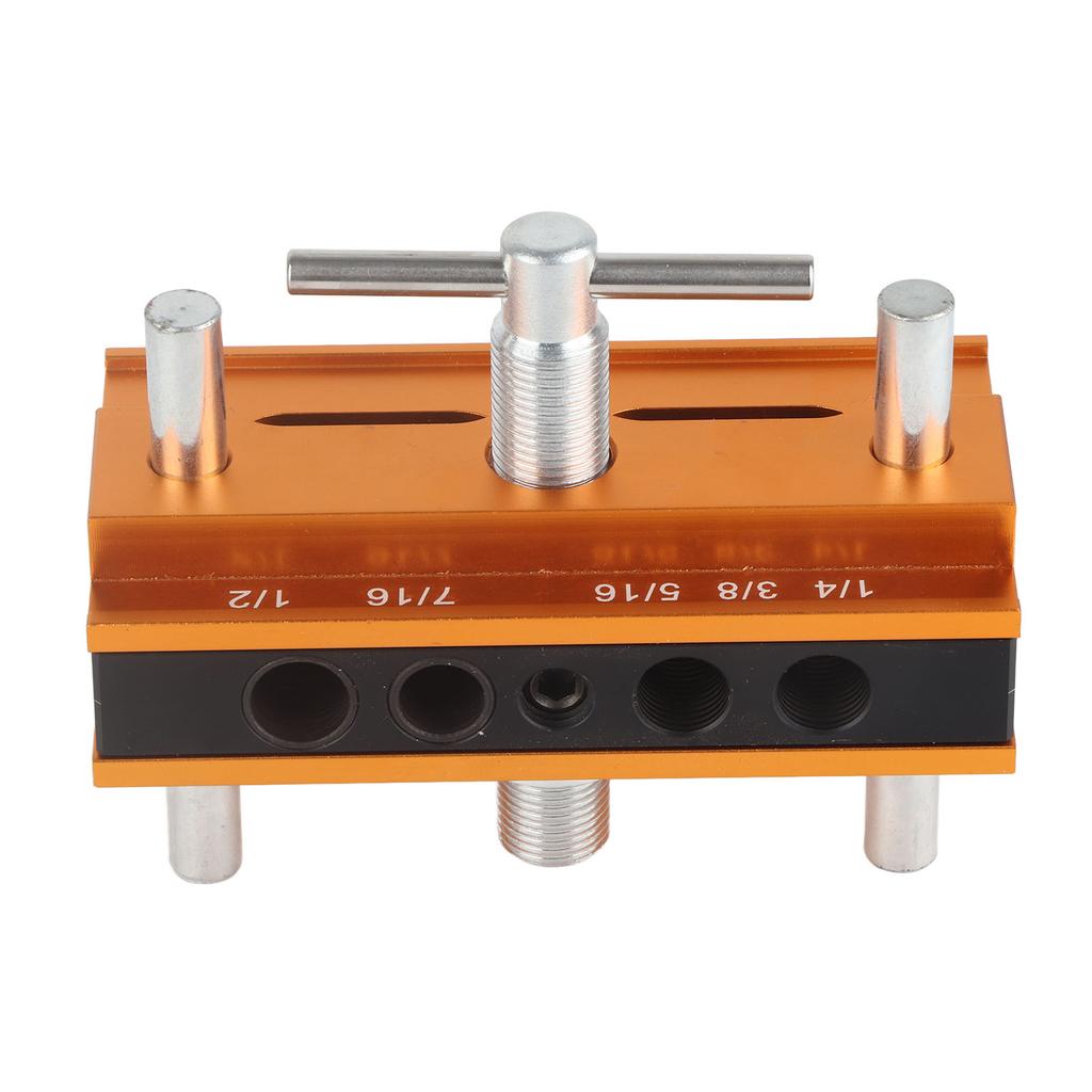 Self Centering Dowelling Jig Aluminum Alloy Drilling Guide Bushings Set Wood Puncher Locator 64mm