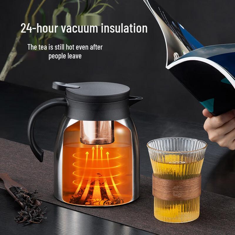 Lijia Rostfritt Stål Isolerad Tekanna