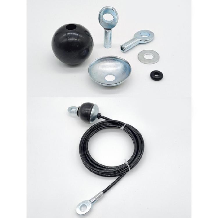 Large Flat Head Rivets Insert Joint Sleeve Connectors Nut Secure End Fittings for Fitness Equipment Adaptability