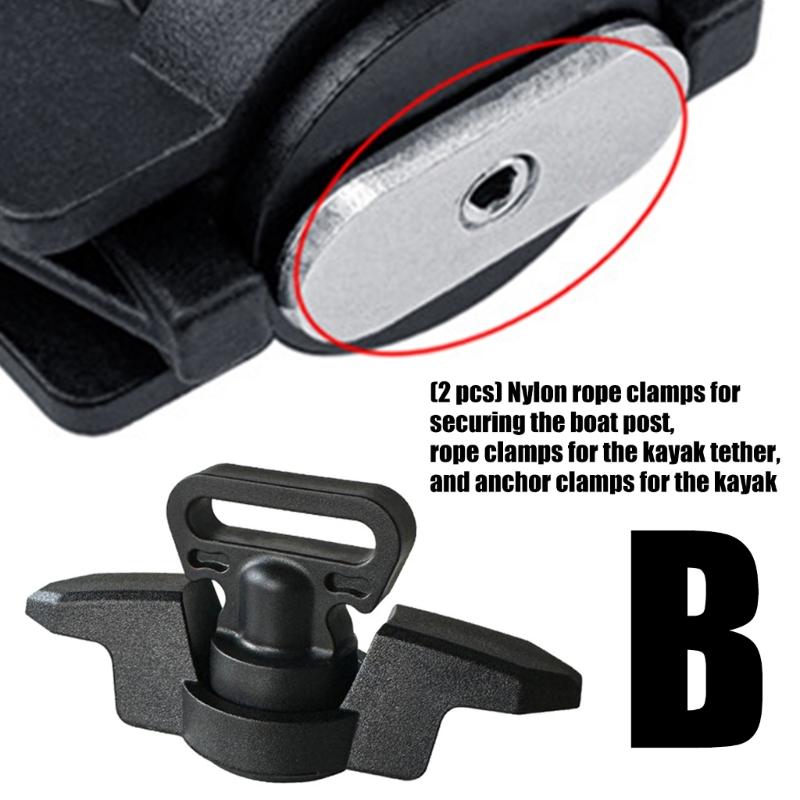 Heavy Type Nylons Rope Cleats For Boats Kayaks Anchors Secure Antslip Light Weight Waterproofed Fastener