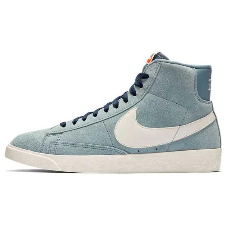 

Nike Блейзер Mid Vintage Aviator Серые женские кроссовки Sail-Monsoon-Blue AV9376-002