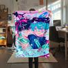 1PC Alien Stage Print Flannel Blanket, High quality All Seasons, Home Decor, Warmth and Comfort, Perfect for Christmas Gifts