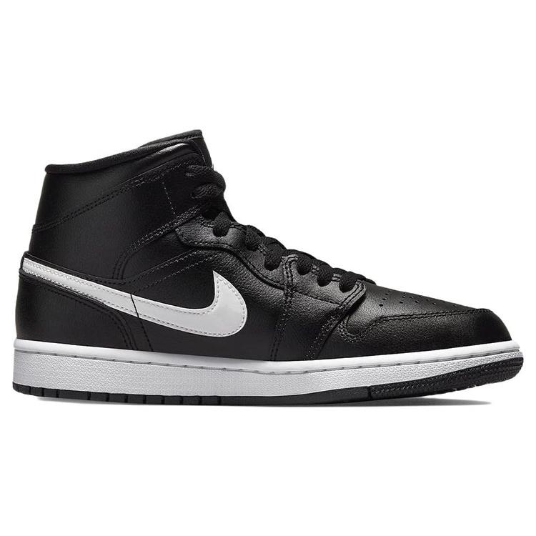 New JORDAN 1 Mid Black White Women's DV0991-001