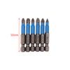 6/12Pcs Hexagonal Handle Anti Skid Electric Screwdriver Woodworking Cross Screwdriver Tool Set Ph1 Ph2 Ph3 Pz1 Pz2 Pz3