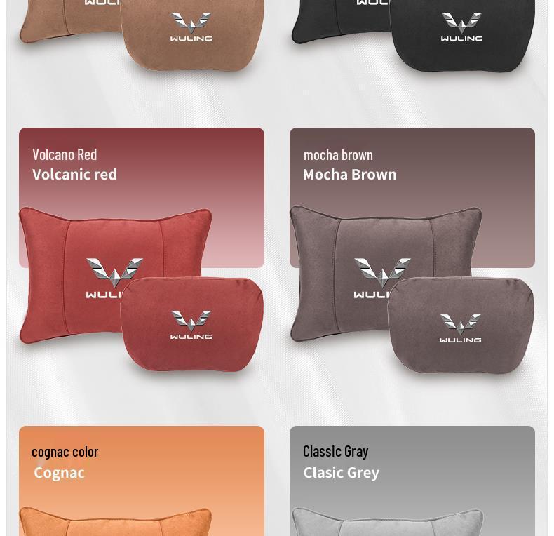 Wuling Car Headrest Lumbar Support & Neck Protection Cushion for Xingguang, Xingchi, Xingchen, Xingyun, Kaijie, Jiachen, and Maybach.