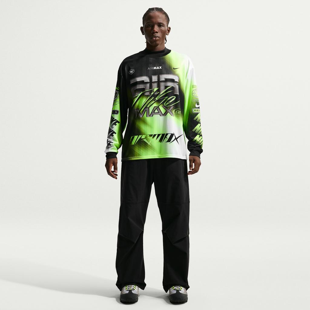 Nike Air Max 95 Neon Pullover Stand Collar Long Sleeve T-Shirt Unisex Tops IQ1015-702