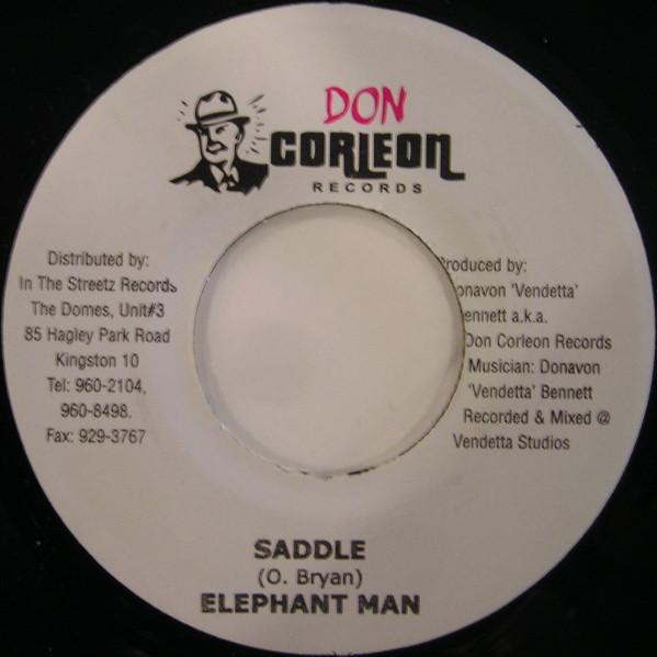

7inch Record ELEPHANT MAN - Saddle none Don Corleon Rec 2003 Jamaica Reggae, Ska & Dub Used