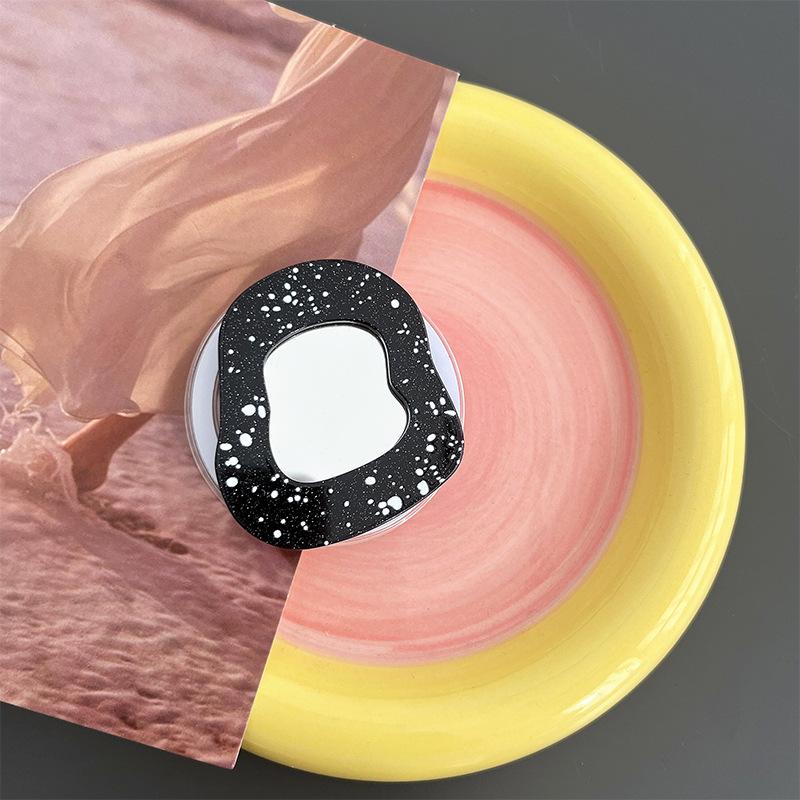 Electroplated Metal Pattern Mirror, Mobile Phone Airbag Bracket, Magnetic Suction Removable Love Bow, Desktop Watching Drama Chasing Drama