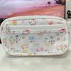 Hatsune Miku Pencil Case Cute Anime Cosplay Large Capacity Stationery Bag For School Student Multi Layer Makeup Storage Pouch