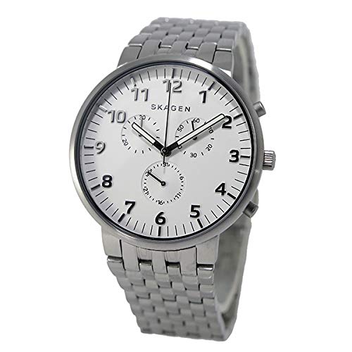 Skagen Quartz Chronograph Men's Watch SKW6231 White