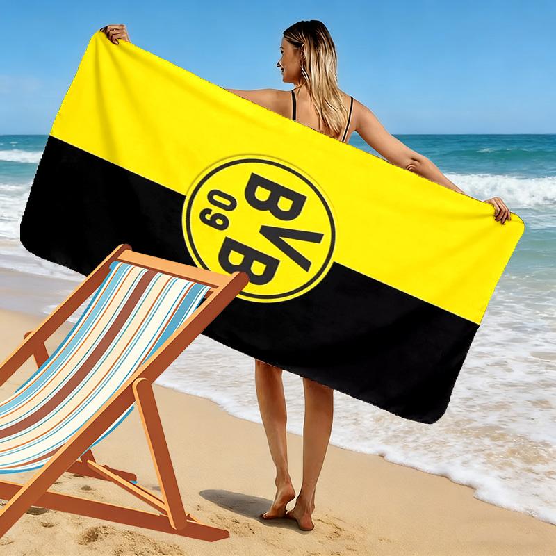 Dortmund Print Beach Towel, Large Soft Quick Dry Towel for Beach Camping Swimming