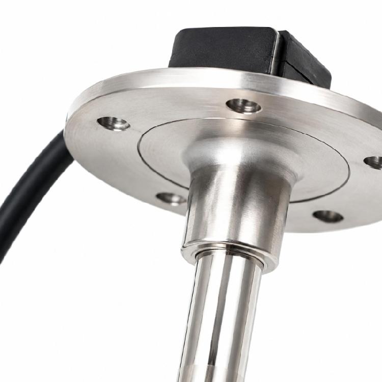 Fuel Tank Level Sensor with Spring Contact Array, Float-Based Sending Unit with 304 Stainless Steel Construction and Two Wire Connection