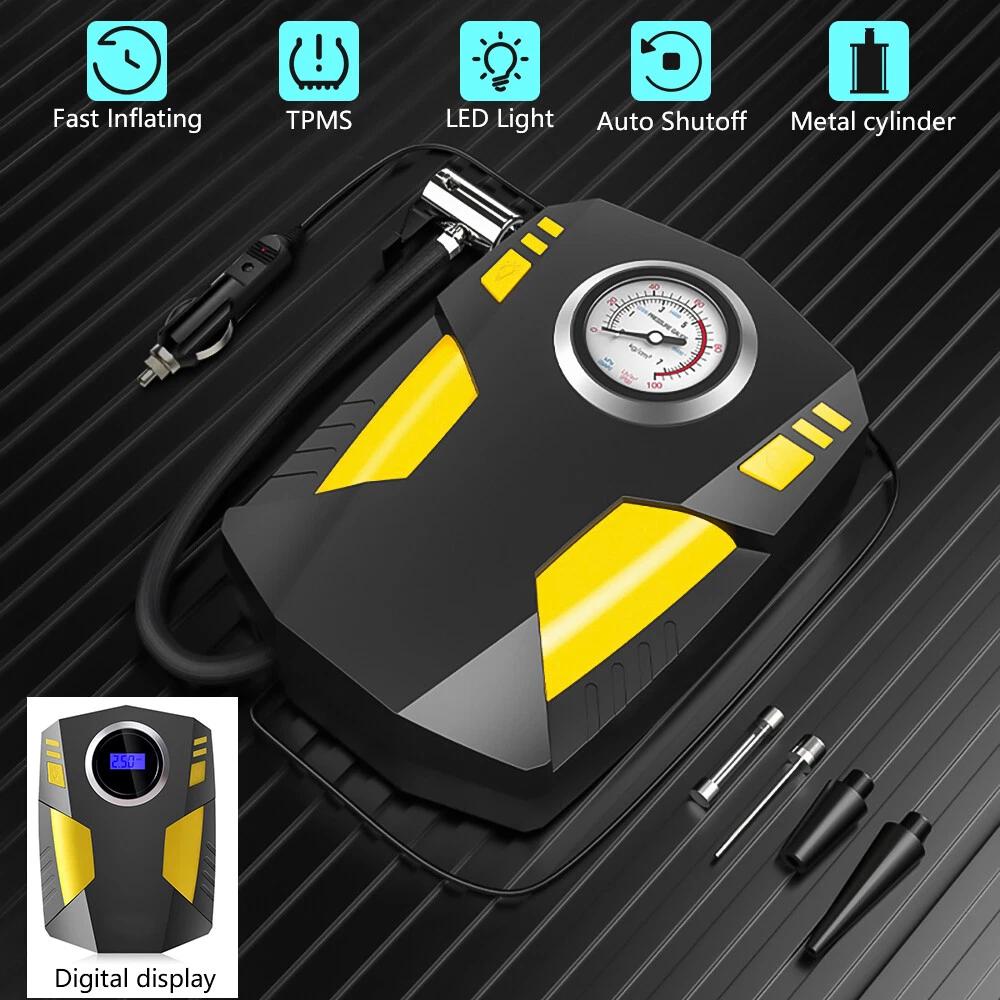Umflați Rapid 150 PSI Digital Electric Portabil Pompă Compresor Anvelope Pompă de Aer 12V Umflator Anvelope Auto Compresor de Aer Portabil
