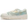 Li Ning 001 BTC Skateboard Shoes Women's Low Top Ivory/Light Moss Green AGCU054-2