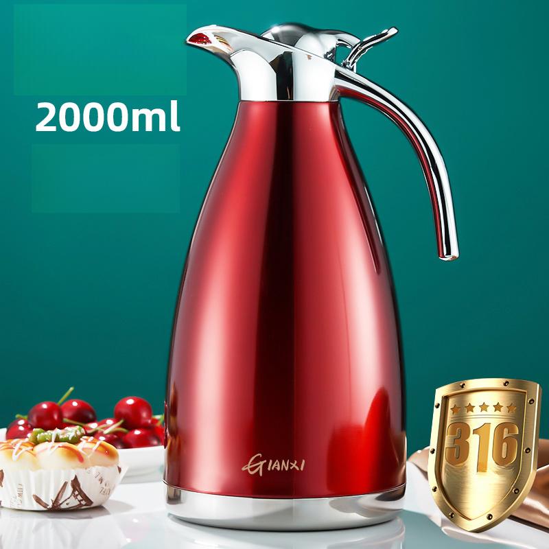 GIANXI Large Capacity Stainless Steel Long-Lasting Thermal Insulation Bottle Household Classic Hot Water Kettle