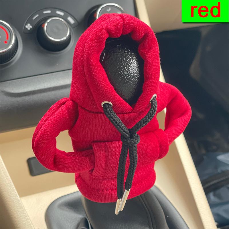 High quality car shift knob hooded sweatshirt decoration shift lever handle kit cover car interior accessories car stick hoodie