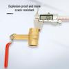 All-Copper High-Stem Straight-Through Ball Valve, 1 Inch, Double Internal Thread, 50 High Neck, Thickened Copper, Dn25.