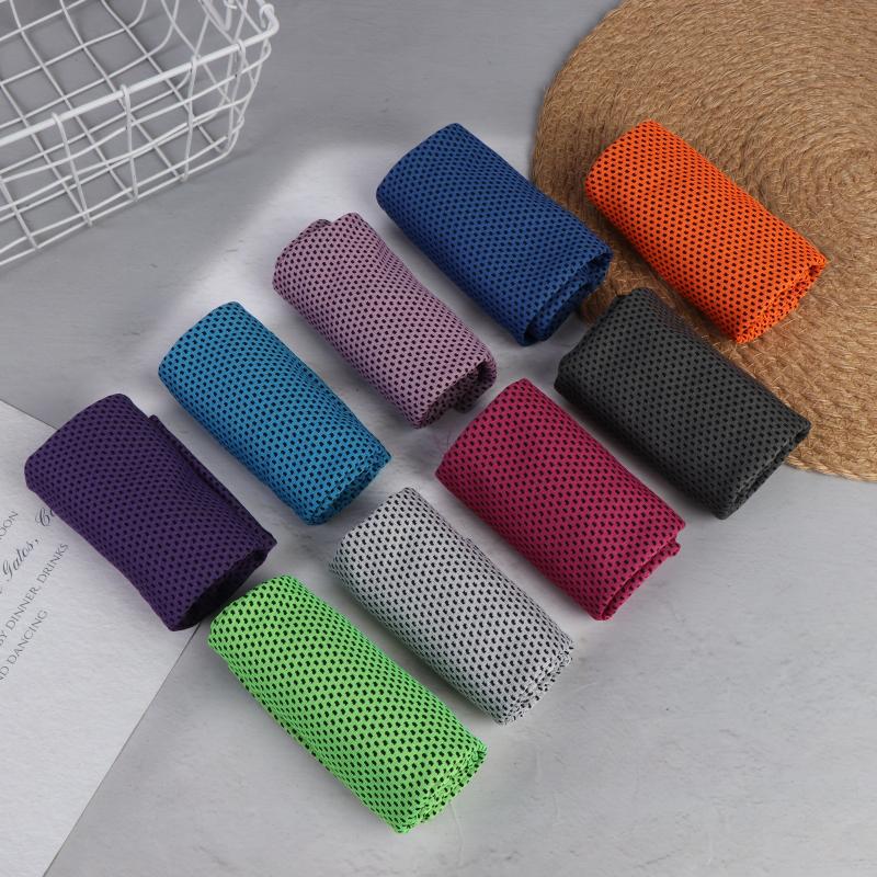 1Pcs Soft Microfiber Cooling Towel With Instant Cooling Sweat Absorption For Gym Running Hiking Sports